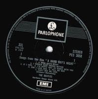 THE BEATLES A Hard Day's Night Vinyl Record LP Parlophone 1969 UK Stereo One Box PMC 1230 -1/-1 35HL