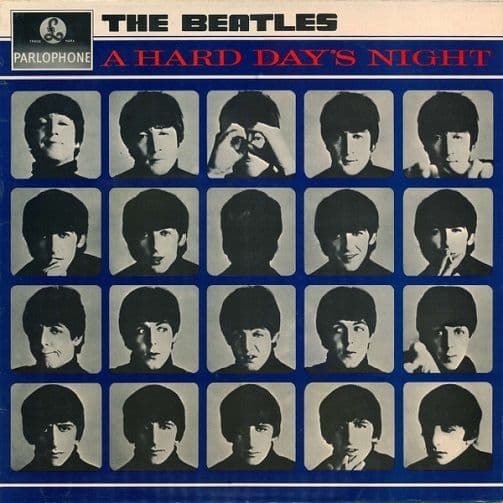 THE BEATLES A Hard Day's Night Vinyl Record LP Parlophone 1971
