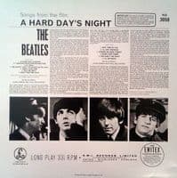 THE BEATLES A Hard Day's Night Vinyl Record LP Parlophone 1982 UK Stereo Two EMI Box PCS 3058 -2/-4