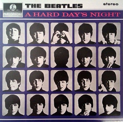 THE BEATLES A Hard Day's Night Vinyl Record LP Parlophone 1984 UK Stereo Two Box PCS 3058 HTM -3/-4
