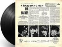THE BEATLES A Hard Day's Night Vinyl Redord LP Parlophone 1978 UK Stereo Two Box PCS 3058 HTM -2/-3