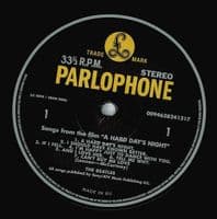 THE BEATLES A Hard Days Night Vinyl Record LP Parlophone 2012 Stereo 180g Heavyweight Remastered