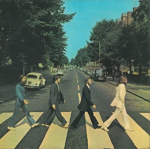 THE BEATLES Abbey Road Vinyl Record LP Apple 1971 PCS 7088 2nd
