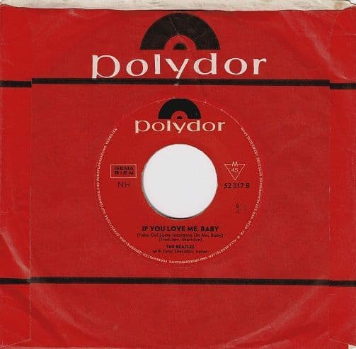 THE BEATLES Ain t She Sweet Vinyl Record 7 Inch German Polydor 1964