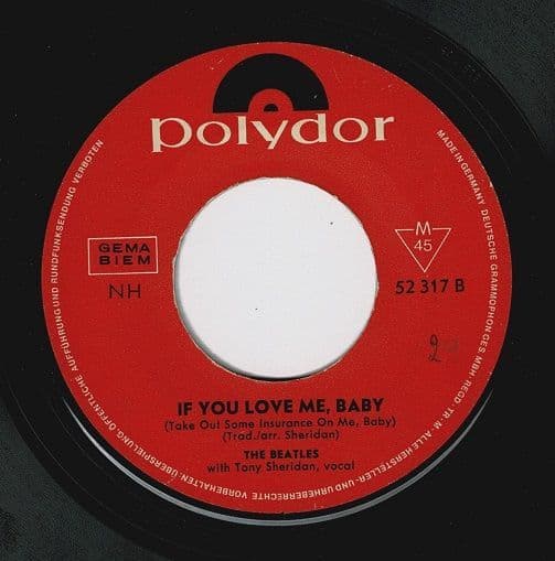 THE BEATLES Ain t She Sweet Vinyl Record 7 Inch German Polydor 1964