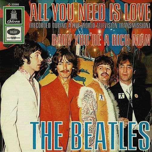 THE BEATLES All You Need Is Love Vinyl Record 7 Inch Odeon 2019 Abbey Road Remastered Single New