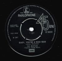 THE BEATLES All You Need Is Love Vinyl Record 7 Inch Parlophone 1976 Green Picture Sleeve Reissue 45
