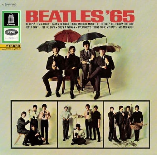 THE BEATLES Beatles '65 Vinyl Record LP German Odeon 1977