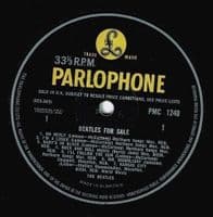 THE BEATLES Beatles For Sale Vinyl Record LP Parlophone 1964 Mono Original UK 1st Pressing 4N/4N