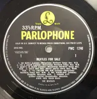 THE BEATLES Beatles For Sale Vinyl Record LP Parlophone 1964 UK Mono 1st Pressing 4N/4N GLP/APD