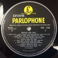 THE BEATLES Beatles For Sale Vinyl Record LP Parlophone 1964...........