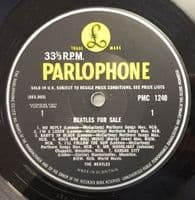 THE BEATLES Beatles For Sale Vinyl Record LP Parlophone 1964..............