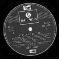 THE BEATLES Beatles For Sale Vinyl Record LP Parlophone 1974 French Export PCS 3062 Pathé Marconi