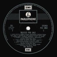 THE BEATLES Beatles For Sale Vinyl Record LP Parlophone 1976 UK Stereo Pressing HTM Master PCS 3062