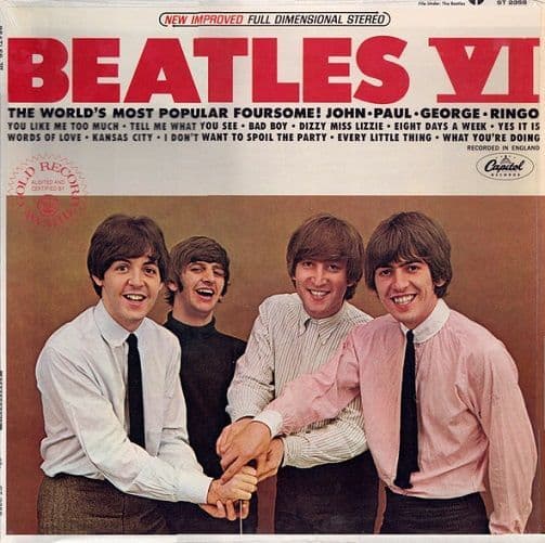 THE BEATLES Beatles VI Vinyl Record LP US Capitol 1976