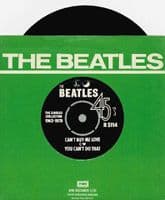 THE BEATLES Can't Buy Me Love Vinyl Record 7 Inch Parlophone 1976 UK 45 Green Picture Sleeve R 5114