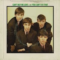 THE BEATLES Can't Buy Me Love Vinyl Record 7 Inch Parlophone 1976 UK Reissue Green Sleeve R 5114 Pop