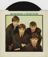 THE BEATLES Can't Buy Me Love Vinyl Record 7 Inch Parlophone 1976 UK Reissue Green Sleeve R 5114 Pop