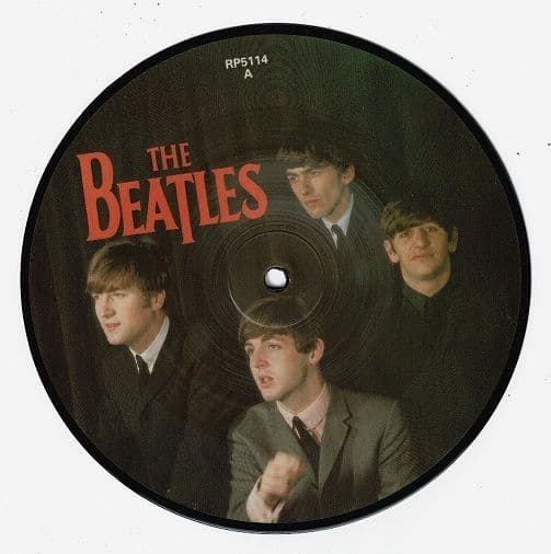 THE BEATLES Can't Buy Me Love Vinyl Record 7 Inch Parlophone 1984 Picture Disc Single Rare RP 5114