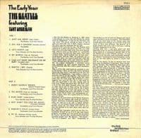 THE BEATLES FEATURING TONY SHERIDAN The Early Years Vinyl Record LP Contour 1971 UK Stereo Release