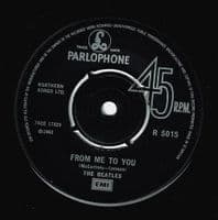 THE BEATLES From Me To You Vinyl Record 7 Inch Parlophone 1976 Green Sleeve 45rpm Single Reissue