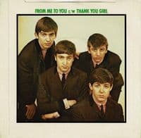 THE BEATLES From Me To You Vinyl Record 7 Inch Parlophone 1976 Green Sleeve 45rpm Single Reissue