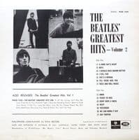 THE BEATLES Greatest Hits Volume 2 Vinyl Record LP Australian Parlophone