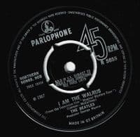 THE BEATLES Hello, Goodbye Vinyl Record 7 Inch Parlophone 1967 Decca Contract Pressing R 5655 Single