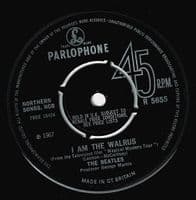 THE BEATLES Hello, Goodbye Vinyl Record 7 Inch Parlophone 1967 Original 45rpm Single R 5655 KT -1
