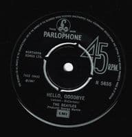 THE BEATLES Hello, Goodbye Vinyl Record 7 Inch Parlophone 1976 45rpm Single Green Pic Sleeve R 5655