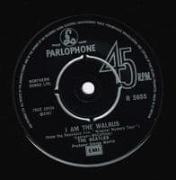 THE BEATLES Hello, Goodbye Vinyl Record 7 Inch Parlophone 1976 45rpm Single Green Pic Sleeve R 5655
