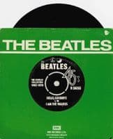 THE BEATLES Hello, Goodbye Vinyl Record 7 Inch Parlophone 1976 45rpm Single Green Pic Sleeve R 5655