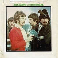 THE BEATLES Hello, Goodbye Vinyl Record 7 Inch Parlophone 1976 Green Sleeve Reissue 45 EMI R 5655 -1