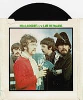 THE BEATLES Hello, Goodbye Vinyl Record 7 Inch Parlophone 1976 Green Sleeve Reissue 45 EMI R 5655 -1