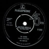 THE BEATLES Help! Vinyl Record 7 Inch Parlophone 1965 UK 1st Press R 5305 KT Original 45 Mono Single