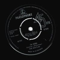 THE BEATLES Help! Vinyl Record 7 Inch Parlophone 1965 UK 1st Pressing 45 Single R 5305 WKT Tax Code