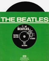 THE BEATLES Help! Vinyl Record 7 Inch Parlophone 1976 UK Single 45rpm R 5305 Green Picture Sleeve