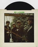 THE BEATLES Help! Vinyl Record 7 Inch Parlophone 1976 UK Single 45rpm R 5305 Green Picture Sleeve
