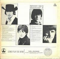 THE BEATLES Help! Vinyl Record LP Parlophone 1965 Mono 1st Pressing UK PMC 1255 Emitex Inner Sleeve