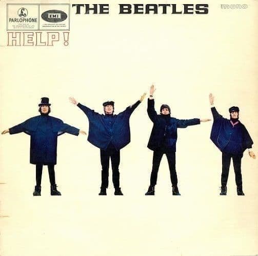 THE BEATLES Help! Vinyl Record LP Parlophone 1965 Mono Album 1st Pressing UK PMC 1255 Garrod Sleeve