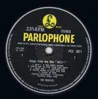 THE BEATLES Help! Vinyl Record LP Parlophone 1965 Stereo 1st Pressing UK PCS 3071 Album Emitex Inner