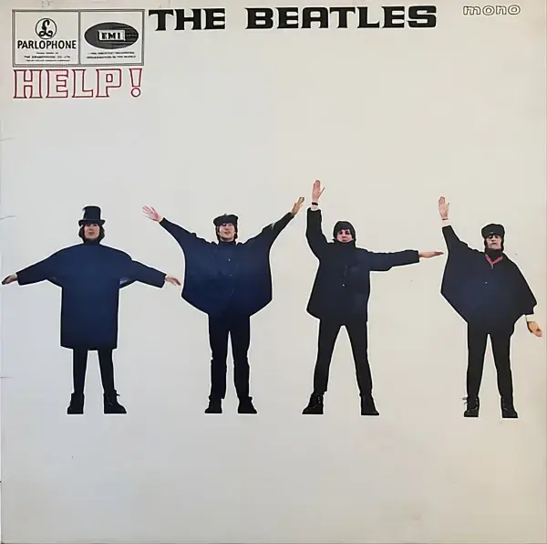 THE BEATLES Help! Vinyl Record LP Parlophone 1965 UK Mono 1st Pressing -2/-2 GAP/GTP