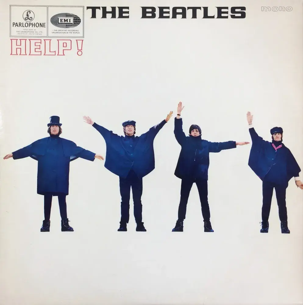 THE BEATLES Help! Vinyl Record LP Parlophone 1965 UK Mono 1st Pressing -2/-2 GAP/GTP