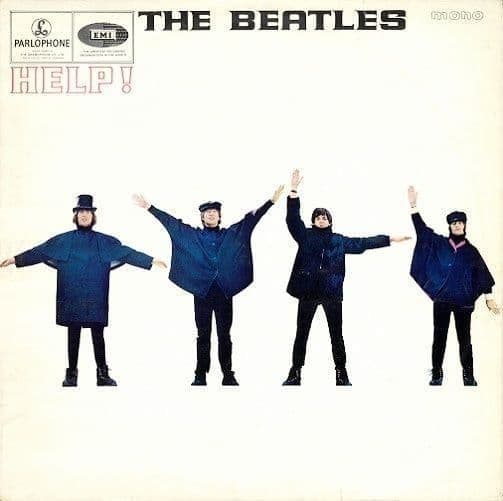 THE BEATLES Help Vinyl Record LP Parlophone 1965.