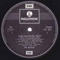 THE BEATLES Help! Vinyl Record LP Parlophone 1976 UK Stereo Album 2-EMI Box Reissue -2/-1 Matrix Pop