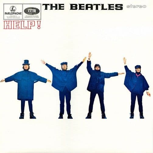 THE BEATLES Help! Vinyl Record LP Parlophone 1976 UK Stereo Album 2-EMI Box Reissue -2/-1 Matrix Pop