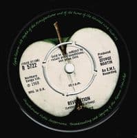 THE BEATLES Hey Jude Vinyl Record 7 Inch Apple 1968 Original Single R 5722 4-Prong Dark Green Label