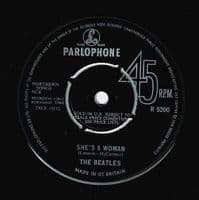 THE BEATLES I Feel Fine Vinyl Record 7 Inch Parlophone 1964 Original UK 1st Pressing R 5200 1N KT