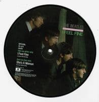 THE BEATLES I Feel Fine Vinyl Record 7 Inch Parlophone 1984 Rare Picture Disc Single RP 5200 Rock