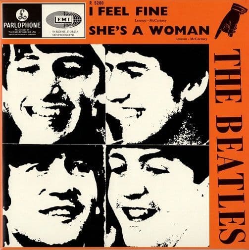 THE BEATLES I Feel Fine Vinyl Record 7 Inch Parlophone 2019